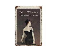xiaoxiaoshen Edith Wharton Décoration murale en métal avec inscription The House of Mirth 30 x 20 cm