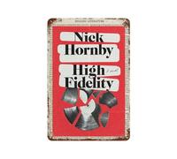 xiaoxiaoshen Nick Hornby Décoration murale haute fidélité en métal - Affiche moderne pour décoration d'intérieur, bar, boutique, panneau vintage - 30 x 20 cm