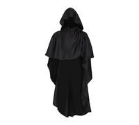 XIAOXIAOYU Cape pour homme, robe d'Halloween avec capuche - Robes de costume pour femmes pour automne, festival, fête, spectacle, vampire, feu de, Halloween, cosplay, photo