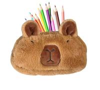 XIAOXIAOYU Capybara Porte-stylos | Porte-Stylo | Trousse de Toilette Grande capacité en Peluche Capybara Pen Case Decor pour Fournitures Scolaires
