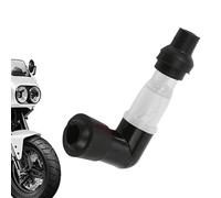 XIAOXIAOYU Connecteur de bougie d'allumage flash de moto, connecteur de bougie d'allumage clignotant à angle droit, résistance de bougie d'allumage flash pour motocross | Couvercle de couvercle de