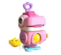 XIAOXIAOYU Cube D'Activités Sensorielles,avec Dinosaure À Effet Sonore Et Anneau De Tirage Supérieur Éducatif | Cube D'Activités D'Éveil | pour Garçons Et Filles, Intérieur Extérieur École