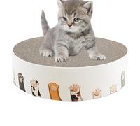 XIAOXIAOYU Grattoir pour chat - Lits et protection de meubles en carton ondulé - Lits à griffer ronds 2 en 1, fournit un endroit de repos ferme et confortable
