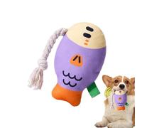 XIAOXIAOYU Jouet à mâcher en peluche pour chien | Poisson soufflé en peluche douce Jouets à mâcher - Jouet interactif pour chien pour toutes les races