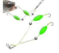 XIAOXIAOYU Kit de hameçons de pêche avec deux ardillons, système dynamique multicouche, pour poisson-chat, truite, perche, pêche d'eau douce