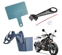 XIAOXIAOYU Kit de nettoyage de chaîne de moto | 4 pièces dispositif de nettoyage de chaîne | Brosse efficace pulvérisateur d'huile lubrifiant applicateur portable équipement d'entretien pour cyclisme
