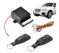 XIAOXIAOYU Kit de Verrouillage centralisé de Voiture, Serrure de Porte d'entrée sans clé,Installations antivol à Distance 12 V - Actionneur de Serrure de Porte électrique Automatique pour Voiture,