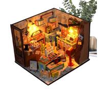 XIAOXIAOYU Kits de Maisons Miniatures pour Adultes | Ensemble Puzzle Artisanal Très Petit | Kit De Maison De | pour la décoration de Bureau, de dortoir, d'appartement, d'étagère, de Salon et de Votre
