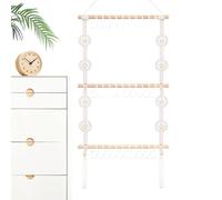 XIAOXIAOYU Organisateur De pour Cheveux | Porte Serre-Tête Et Barrette Murale,Rangement Multiniveaux Tissé Décoratif pour Famille Amis Filles Camarades