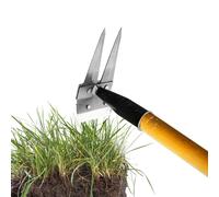 XIAOXIAOYU Outils de jardinage pour désherber - Désherbeur manuel double face - Multifonction - Amovible - Pratique pour désherber jardin, cour, ferme, aménagement paysager