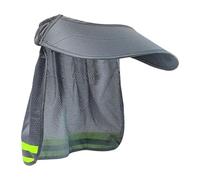 XIAOXIAOYU Parasol pour casque | Pare-soleil en maille, avec bande réfléchissante comme accessoire de sécurité pour les travailleurs du bâtiment, le jardinage, entrepôt