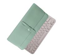 XIAOXIAOYU Pochette de rangement pour clavier sans fil - Sac d'accessoires de clavier en cuir PU, poche portable pour le voyage