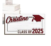 XIAOXIAOYU Porte-Cadeaux Diplôme 2025,Boîte en Bois pour Carte de Félicitations et Argent | Organisateur Double Épaisseur pour Adolescents Famille Amis Accessoires de Fête et Cadeaux