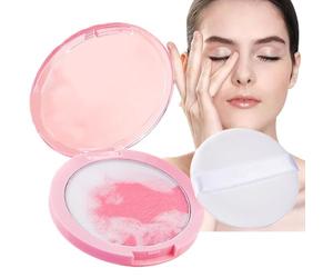 XIAOXIAOYU Poudre pressée compacte | Fond de teint naturel avec durabilité longue durée | Crème CC longue durée avec finition pour peaux matures, utilisation quotidienne et idée cadeau pour fille