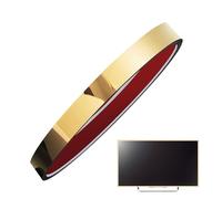 XIAOXIAOYU Profilé adhésif à coller - 5 m - Barre de protection des bords de carrelage - Design de cadre de miroir avec bandes adhésives pour la finition du plafond, les bords de carrelage et la