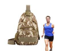XIAOXIAOYU Sac À Dos Randonnée, Bandoulière Réglable, Poche Messagère Souple de Poitrine pour Hommes et Femmes Vélo Camping Randonnée Extérieur