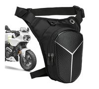 XIAOXIAOYU Sac de moto - Sac de cuisse de moto - Sac de moto magnétique pour les jambes, multi-usages, étanche, libération rapide avec sac de grande capacité pour les trajets en camping