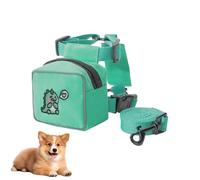 XIAOXIAOYU Sac de selle pour chien - Sac à dos pour petit chien avec laisse pour animal de compagnie | Adorable selle colorée pour chien, ours, lapin, dinosaure, animal chat, gilet pour la famille