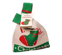 XIAOXIAOYU Sacs de Noël pour enfants, petits sacs de Noël | Sacs cadeaux de Noël - Grand sac à friandises de Noël de 20,6 x 12,7 cm, panier en tissu avec poignées pour les fêtes