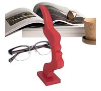 XIAOXIAOYU Support à lunettes - Impression 3D - Présentoir à lunettes abstrait - Profil latéral - Support de rangement de lunettes pour tables de chevet, bureau, table, chambre d'enfant, chambre à