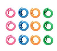 XIAOXIAOYU Support de fil de canette, économiseurs de bobine de fil à coudre,12X Bobine Huggers Couture - Pinces à canette en Silicone, bouchon de bobine de fil pour bobines de fil de Machine à coudre
