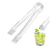 XIAOXIAOYU Tongs For Serving Food - Pinces de service - Pinces transparentes antidérapantes - Multi-usages - Pour cuisine, buffet, décoration de gâteaux, collations, desserts, entrées, amuse-bouches