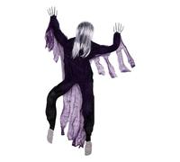 XIAOXIAOYU Zombie d'escalade en plein air, zombie d'escalade pour Halloween, mort-mort grimpant effrayant, grandeur nature, drôle comme décoration pour la fête de Noël dans le jardin
