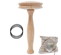 Xiaoxin Broderie à Faire soi-même Champignon Lisse Chaussette Outil à repriser en Bois Champignon à repriser Ensemble Couture pour Aiguille à repriser Bricolage Couture Artisanat