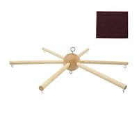 Xiaoxin Cadre Mobile en Bois Cadre Suspension pour lit bébé pour carillons éoliens Cloche lit, Mobile Plafond Chambre bébé Jouet décoration Cadeau Nouveau-né