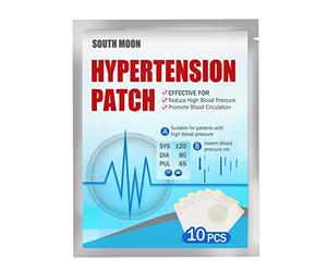 XiaoXIN Sud lune 10 pièces patchs d'hypertension extrait de plantes abaisser la tension artérielle favoriser la Circulation sanguine soins de santé