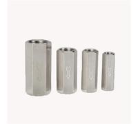 XIAOYANLIU Clapet Anti-Retour d'air unidirectionnel en Laiton nickelé G1/8,G1/4,G3/8,G1/2, clapet Anti-Retour à Port Complet fileté Femelle(Check Valve 1I4)