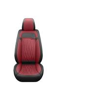 XIAOYANS Housse Siège Voiture Universelle pour Chevrolet pour Cruze pour Blazer pour Captiva pour Camaro pour Aveo pour Malibu pour Equinox Siège Cuir PU avec Soutien Lombaire 3D(E Wine Red 5 Seat)