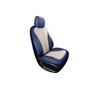 XIAOYANS Housse Siège Voiture Universelle pour Mazda 3 BK Cx5 6 GH Cx30 2024 pour Demio pour Atenza Accessoires Luxe en Cuir PU Intérieur Automatique(1Pc-Blue Beige)