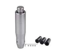 XIAOYANS Pommeau Levier Vitesse Avec Soufflet Pommeau Levier Vitesse Automatique Métal Bouton-poussoir Changement Aluminium Poignée Longue Tête Plupart Transmissions(145mm Titanium)