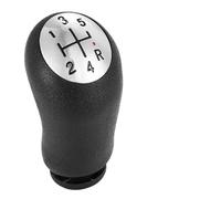 XIAOYANS Pommeau Levier Vitesse Avec Soufflet Pour Clio 3 2005-2009 Accessoires Intérieur Voiture Pommeau Levier Changement Vitesse 5 Vitesses(Chrome)