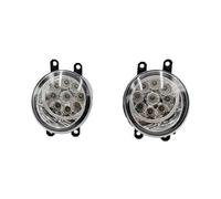 XIAOYANS Voiture Antibrouillard Avant Pour Toyota Pour Yaris 2006-2008 Harnais Câblage Couverture Grille Halogène Yeux Ange DRL LED Feux Lampe Brouillard(Only 9LED fog)