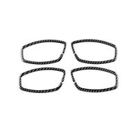 XIAOYANS Voiture L'intérieur pour Megane RS 2009 2010 2011 2012 2013 2014 LHD RHD Cadre De Poignée De Porte Intérieure Garniture Intérieure Automotive Interior(Black Carbon)