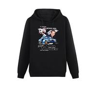 XIAOYE A Legend Neyer Dies Paul Walker 1973-2013 See You Acain Black Hoodie Unisex Men's Graphic Sweatshirt 3XL