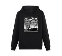 XIAOYE Paul Walker Rip Black Hoodie Unisex Men's Graphic Sweatshirt L