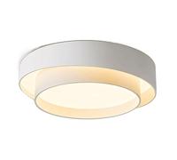 XIAOYINGU Éclairage LED Plafonnier De Cuisine De Style Nordique 3000K/4000K/6000K CCT Sélectionnable Plafonnier Rond pour Salon Salle À Manger De Style Scandinave