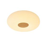 XIAOYINGU Plafonniers Cercle 24W Corps De Lampe À Boîtier PE Blanc Simple 3000K/4000K/6500K Réglable Plafond D'appareils D'éclairage À Intensité Variable pour Chambre À Coucher