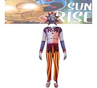 XIAOYIYI Cosplay FNAF Sundrop, Moondrop Cosplay, Sundrop and Moondrop FNAF, Costume Officiel de Cinq Nuits à Freddy Bonnie, Deguisement Garçon Fille avec Masque Horrible DéGuisement