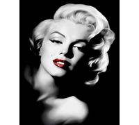 XIAOYOUQIAN Fille Monroe Vintage,Peinture Par Numéros Adulte, Kit De Bricolage Pour Adultes Peinture Sur Toile Avec Peinture Et Pinceau, Cadeaux De Peinture,40X50 Cm,Avec Cadre