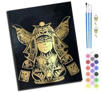 XIAOYOUQIAN Samouraï japonais de dessin animé doré,Peinture par numéro pour adulte - Peinture par numéros - Kit de peinture par numéros - kit de bricolage à l'huile pour adultes -Sans cadre