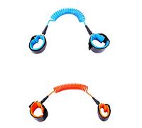 Xiaoyu 2 couleurs brosse anti-perte de bébé, rotation à 360 degrés, harnais pour enfant tout-terrain, bleu et orange, 2.5mm