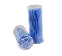 Xiaoyu 400PCS jetable extension de cils micro brosses - bleu (2,5 mm)