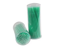 Xiaoyu 400PCS jetable extension de cils micro brosses - vert (2 mm)