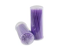 Xiaoyu 400PCS jetable extension de cils micro brosses - violet (1,5 mm)