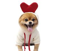 XIAOYU Chiot Chien à Capuche Chats Hoodies vêtements pour Animaux de Compagnie élégant Fruits Chandail pour Chien Chat Petits Animaux Moyens, l'amour, XL