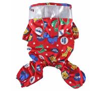 XIAOYU Imperméable pour Chien, Mignon, imperméable à Quatre Pattes pour Petits Chiens, Coupe-Vent, pour la Pluie, Le Vent et la Neige, Lion, L